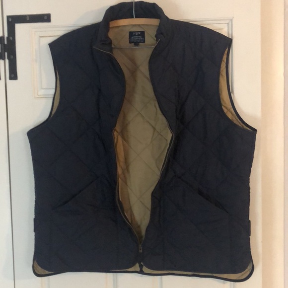 J Crew mens quilted vest size XL NWOT - Picture 3 of 9
